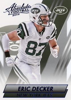 2014 Panini Absolute - Retail Blue #3 Eric Decker Front