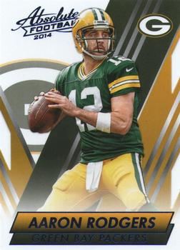 2014 Panini Absolute - Retail Blue #15 Aaron Rodgers Front