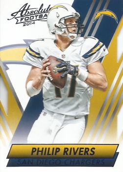 2014 Panini Absolute - Retail Blue #90 Philip Rivers Front