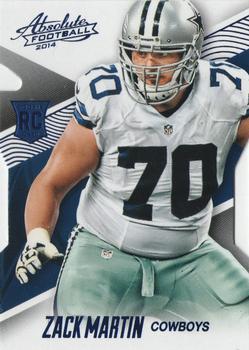 2014 Panini Absolute - Retail Blue #123 Zack Martin Front