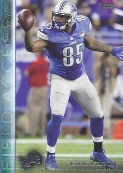 2015 Topps Field Access - Blue #76 Eric Ebron Front
