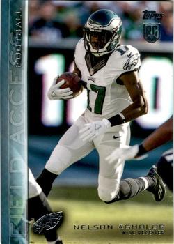 2015 Topps Field Access - Blue #113 Nelson Agholor Front