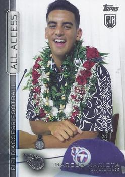 2015 Topps Field Access - All Access #AAA-MM Marcus Mariota Front