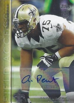 2015 Topps Field Access - Autographs Gold #71 Andrus Peat Front