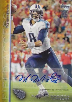 2015 Topps Field Access - Autographs Gold #90 Marcus Mariota Front