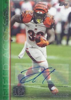 2015 Topps Field Access - Autographs Green #60 Jeremy Hill Front
