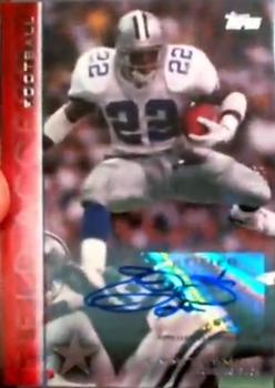 2015 Topps Field Access - All Access Autographs Red #AAA-ES Emmitt Smith Front