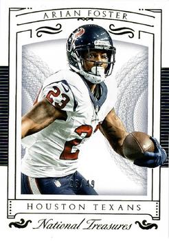 2015 Panini National Treasures - Gold #15 Arian Foster Front