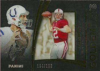 2015 Panini Black Gold - Golden Days #GDA-30 Andrew Luck Front