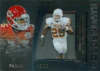 2015 Panini Black Gold - Golden Days White Gold Foil #GDA-25 Jamaal Charles Front