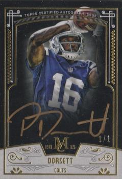 2015 Topps Museum Collection - Museum Framed Autographs 60th Anniversary #MFA-PD Phillip Dorsett Front