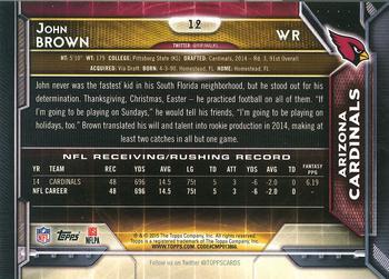 2015 Topps - Super Bowl 50 #12 John Brown Back