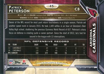 2015 Topps - Super Bowl 50 #45 Patrick Peterson Back