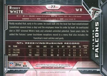 2015 Topps - Super Bowl 50 #77 Roddy White Back