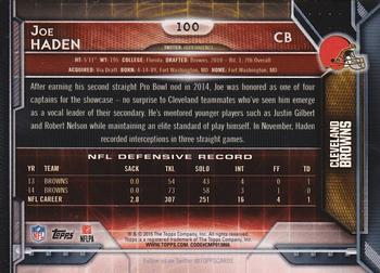 2015 Topps - Super Bowl 50 #100 Joe Haden Back