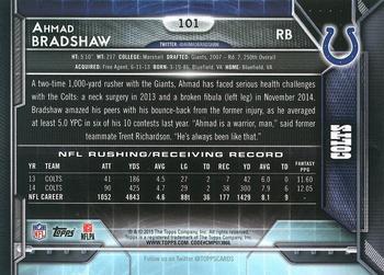 2015 Topps - Super Bowl 50 #101 Ahmad Bradshaw Back