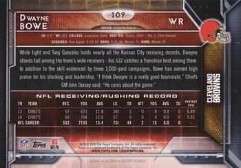 2015 Topps - Super Bowl 50 #109 Dwayne Bowe Back