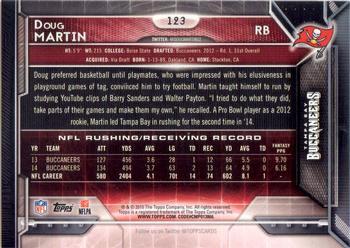 2015 Topps - Super Bowl 50 #123 Doug Martin Back