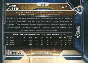2015 Topps - Super Bowl 50 #141 Tavon Austin Back