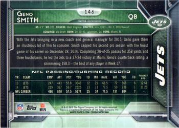 2015 Topps - Super Bowl 50 #146 Geno Smith Back