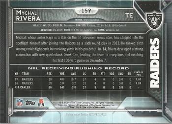 2015 Topps - Super Bowl 50 #159 Mychal Rivera Back