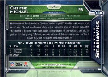 2015 Topps - Super Bowl 50 #191 Christine Michael Back