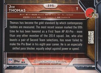 2015 Topps - Super Bowl 50 #295 Joe Thomas Back