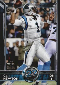 2015 Topps - Super Bowl 50 #347 Cam Newton Front