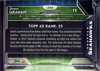 2015 Topps - Super Bowl 50 #348 Jimmy Graham Back