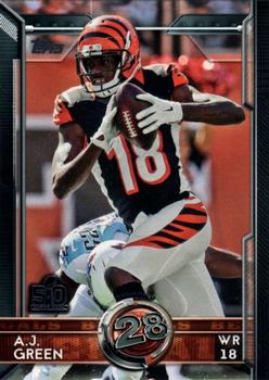 2015 Topps - Super Bowl 50 #365 A.J. Green Front