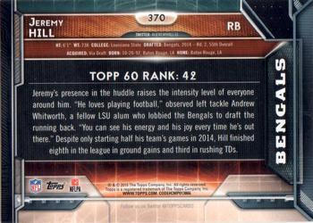 2015 Topps - Super Bowl 50 #370 Jeremy Hill Back