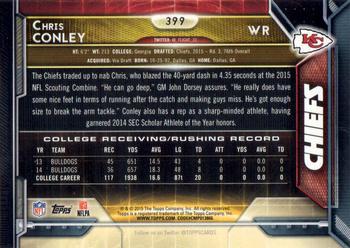 2015 Topps - Super Bowl 50 #399 Chris Conley Back