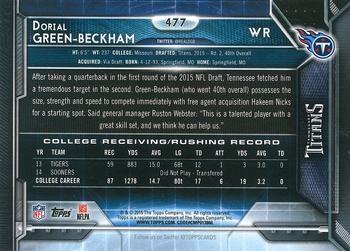 2015 Topps - Super Bowl 50 #477 Dorial Green-Beckham Back