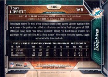 2015 Topps - Super Bowl 50 #480 Tony Lippett Back