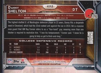 2015 Topps - Super Bowl 50 #492 Danny Shelton Back