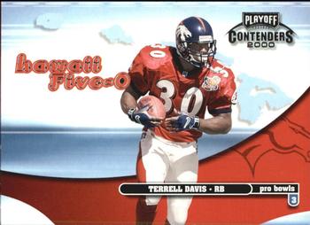 2000 Playoff Contenders - Hawaii 5-O #H50-11 Terrell Davis Front