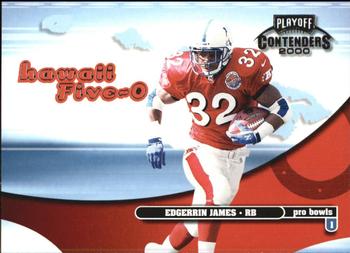 2000 Playoff Contenders - Hawaii 5-O #H50-18 Edgerrin James Front