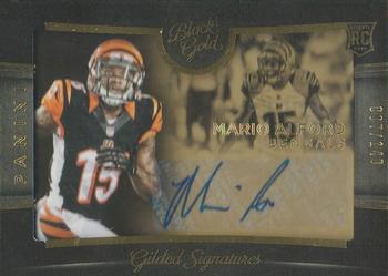 2015 Panini Black Gold - Gilded Signatures #GIL-MA Mario Alford Front