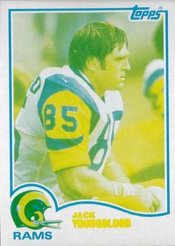 1982 Topps - Progressive Proofs Cyan/Yellow #338 Jack Youngblood Front