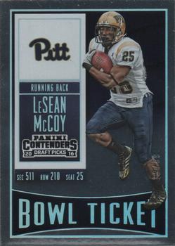 2016 Panini Contenders Draft Picks - Bowl Ticket #65 LeSean McCoy Front
