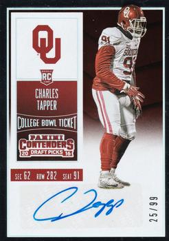 2016 Panini Contenders Draft Picks - Bowl Ticket #229 Charles Tapper Front