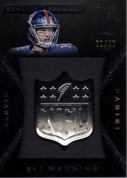 2015 Panini Black Gold - NFL Seal of Approval White Gold #SOA-28 Eli Manning Front