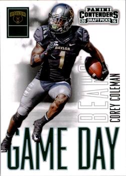 2016 Panini Contenders Draft Picks - Game Day Tickets #11 Corey Coleman Front