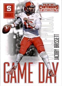2016 Panini Contenders Draft Picks - Game Day Tickets #18 Jacoby Brissett Front