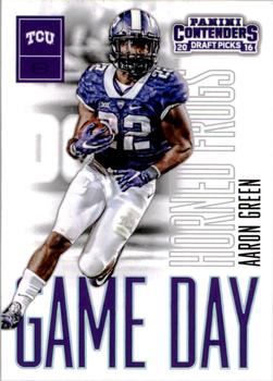 2016 Panini Contenders Draft Picks - Game Day Tickets #26 Aaron Green Front