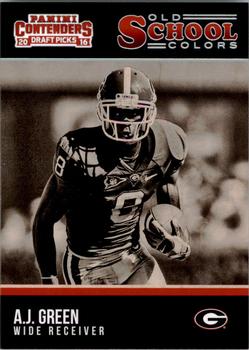 2016 Panini Contenders Draft Picks - Old School Colors #1 A.J. Green Front