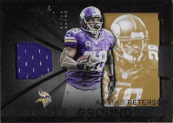 2015 Panini Black Gold - Golden Ground Game #GGG-AP Adrian Peterson Front