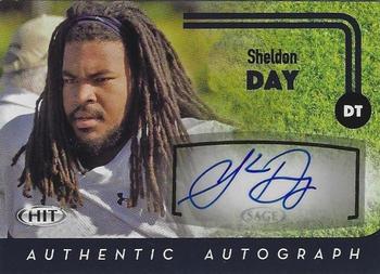 2016 SAGE HIT - Autographs #A7 Sheldon Day Front
