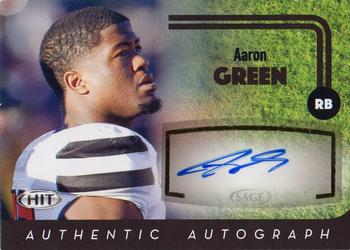 2016 SAGE HIT - Autographs #A51 Aaron Green Front