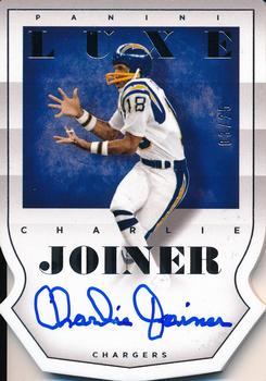 2015 Panini Luxe - Die Cut Autographs Silver #18 Charlie Joiner Front